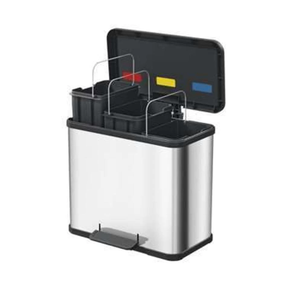 Prullenbak Oko Trio Plus Zil 3x9 L - Hailo - Afbeelding 4