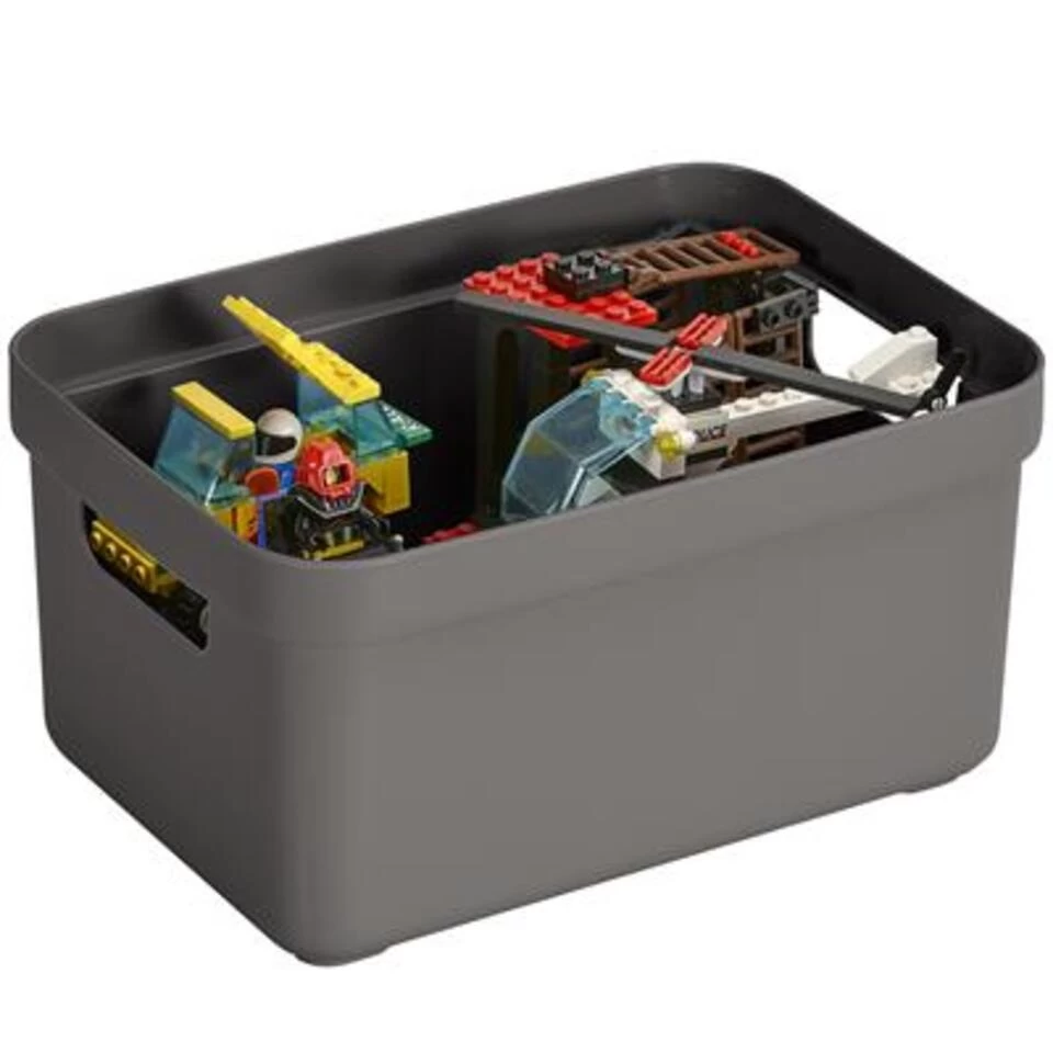 Sunware Opbergbox - Taupe - Kunststof - 5 L - 25 X 18 Cm - Afbeelding 3