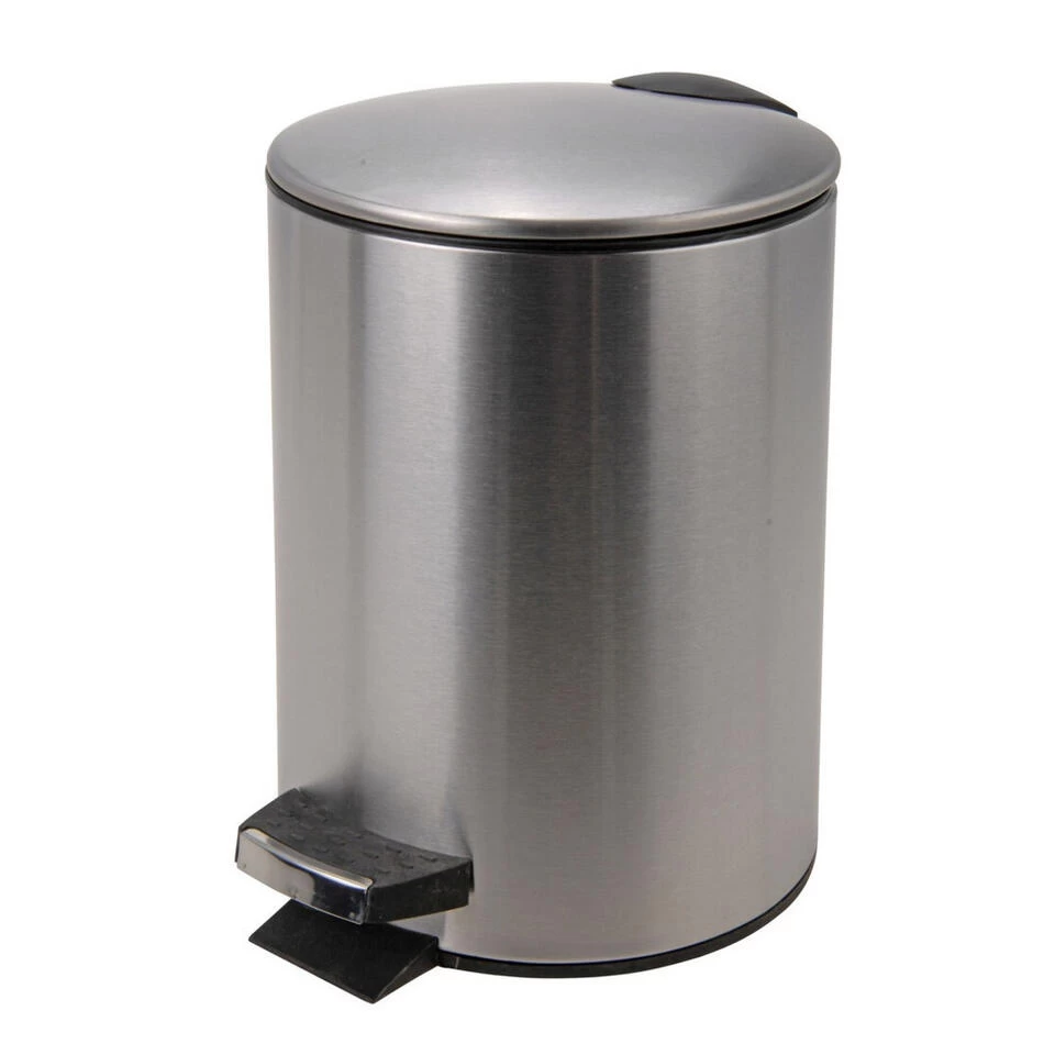 Merkloos Pedaalemmer - RVS - Mat - 3 L - 23 Cm - Afbeelding 2