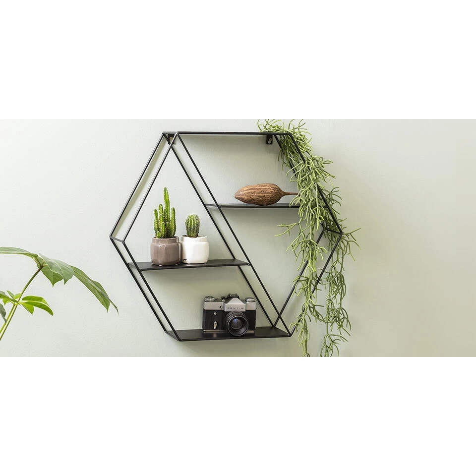 Lifa Living Wandrek Marbella Metaal, 58 X 51 X 11 Cm - Afbeelding 4