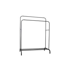 O'DADDY® Kledingrek Metaal - Dubbele Buis Tot 25 Kg - 110x54x150 - Zw