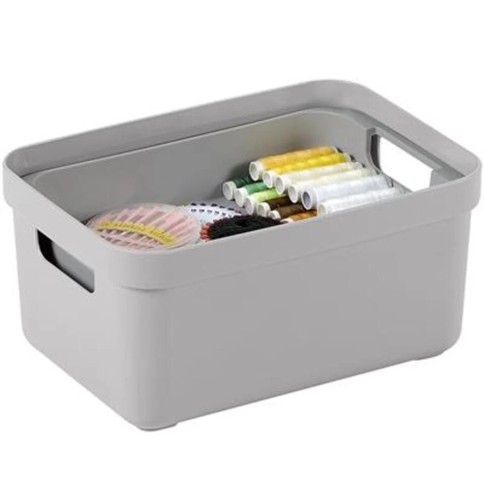 Sigma Home Opbergbox 5L Grijs - Afbeelding 4