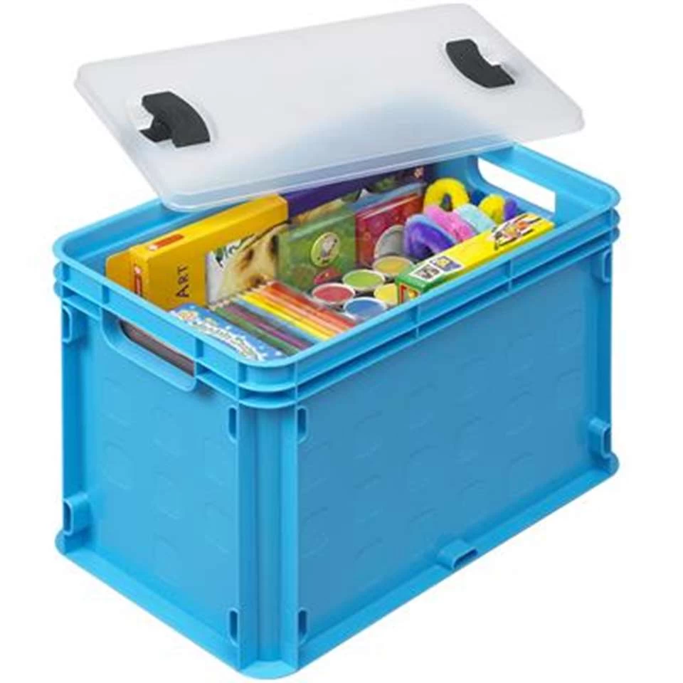 Square Deksel - Voor Krat 26L Transparant - Afbeelding 2