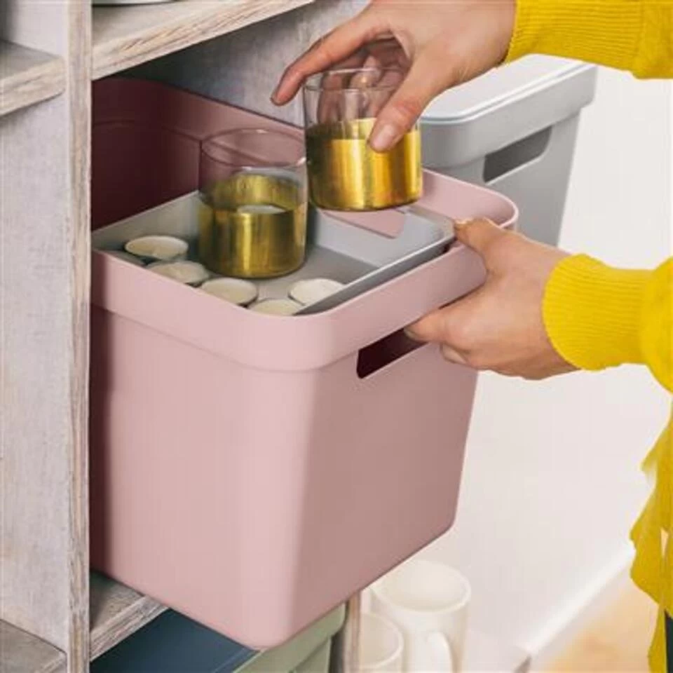 Sigma Home Opbergbox 18L Roze - Afbeelding 4