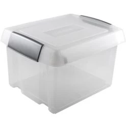 Nesta Hangmappen Box Met 2 Strips 37L Transparant Grijs