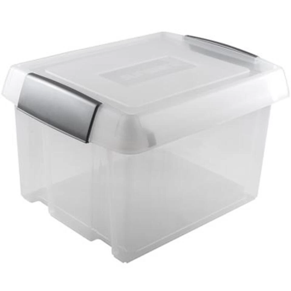 Nesta Hangmappen Box Met 2 Strips 37L Transparant Grijs