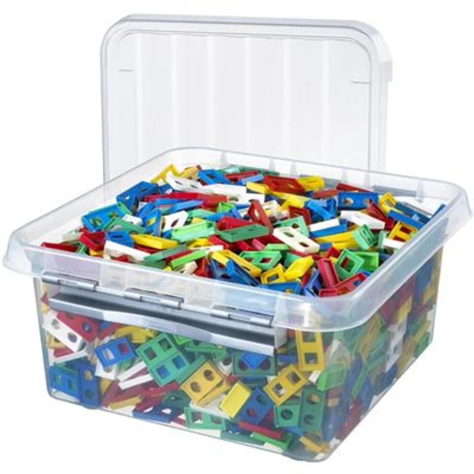 Q-line Opbergbox 18L Transparant Metaal - Afbeelding 4