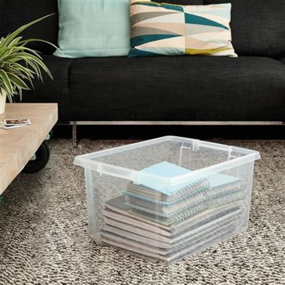 Nesta Opbergbox 32L Tranparant - Afbeelding 2