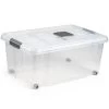 Forte Plastics Opslagbak - 36 L - Organizer Met Deksel - 59 X 40 Cm
