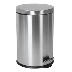 Gerim Pedaalemmer - RVS - Zilverkleurig - 20 L - 31 X 45 Cm