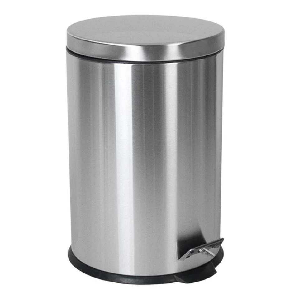 Gerim Pedaalemmer - RVS - Zilverkleurig - 20 L - 31 X 45 Cm