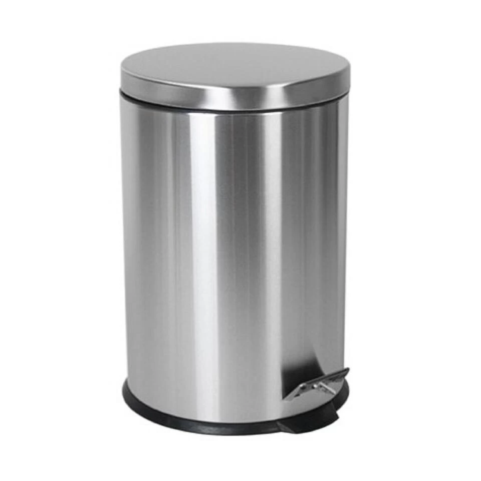 Gerim Pedaalemmer - RVS - Zilverkleurig - 3 L - 17 X 24 Cm