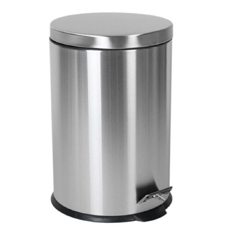 Gerim Pedaalemmer - RVS - Zilverkleurig - 5 L - 20 X 28 Cm