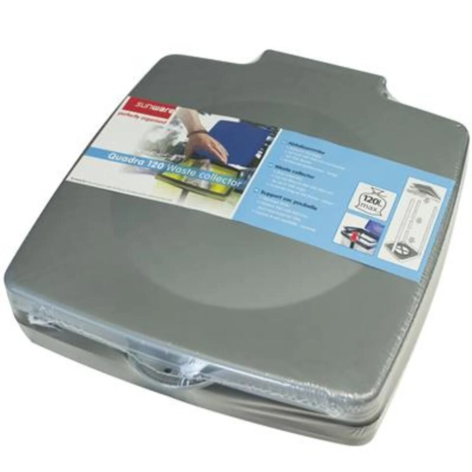 Quadra Vuilniszakhouder 120L Zwart - Afbeelding 3