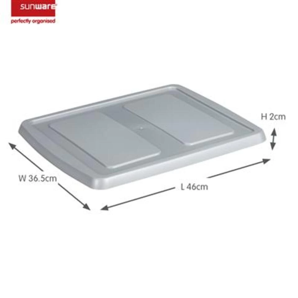 Nesta Deksel Grijs - Opbergbox 17L, 32L En 45L - Afbeelding 2