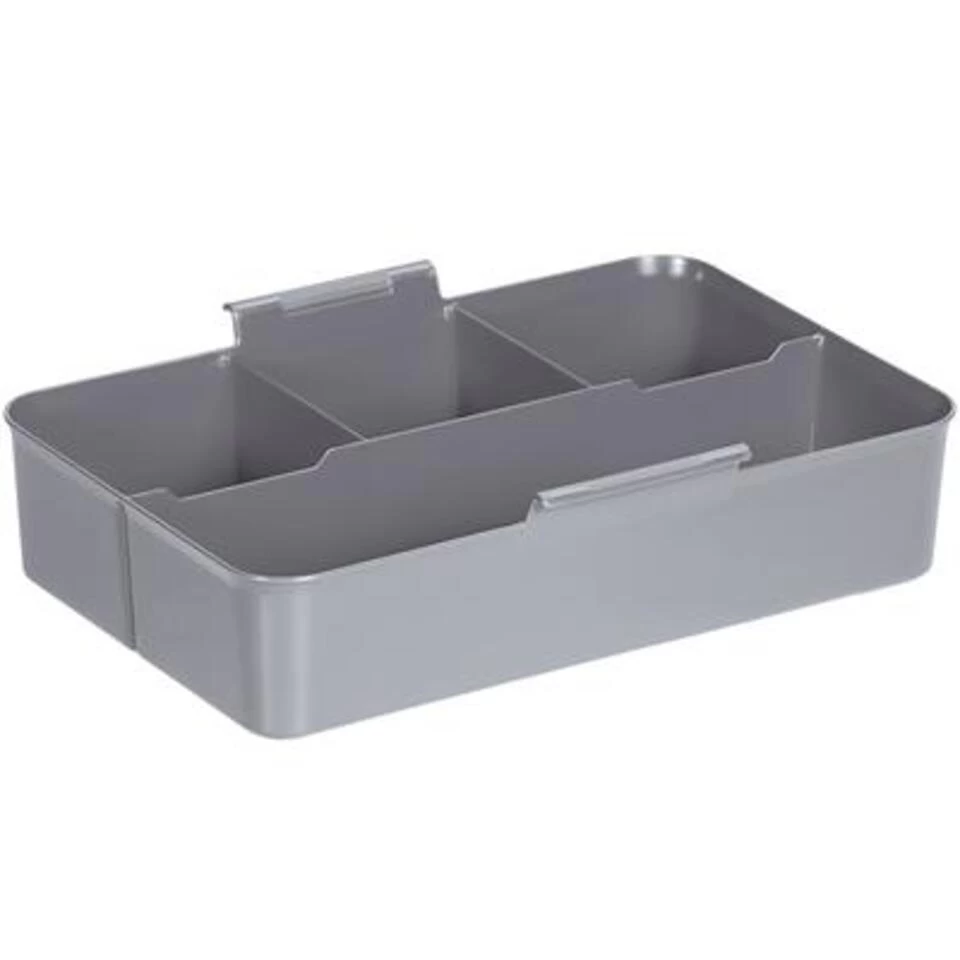 Q-line Opbergbox Met Inzet 9L Transparant Metaal - Afbeelding 4