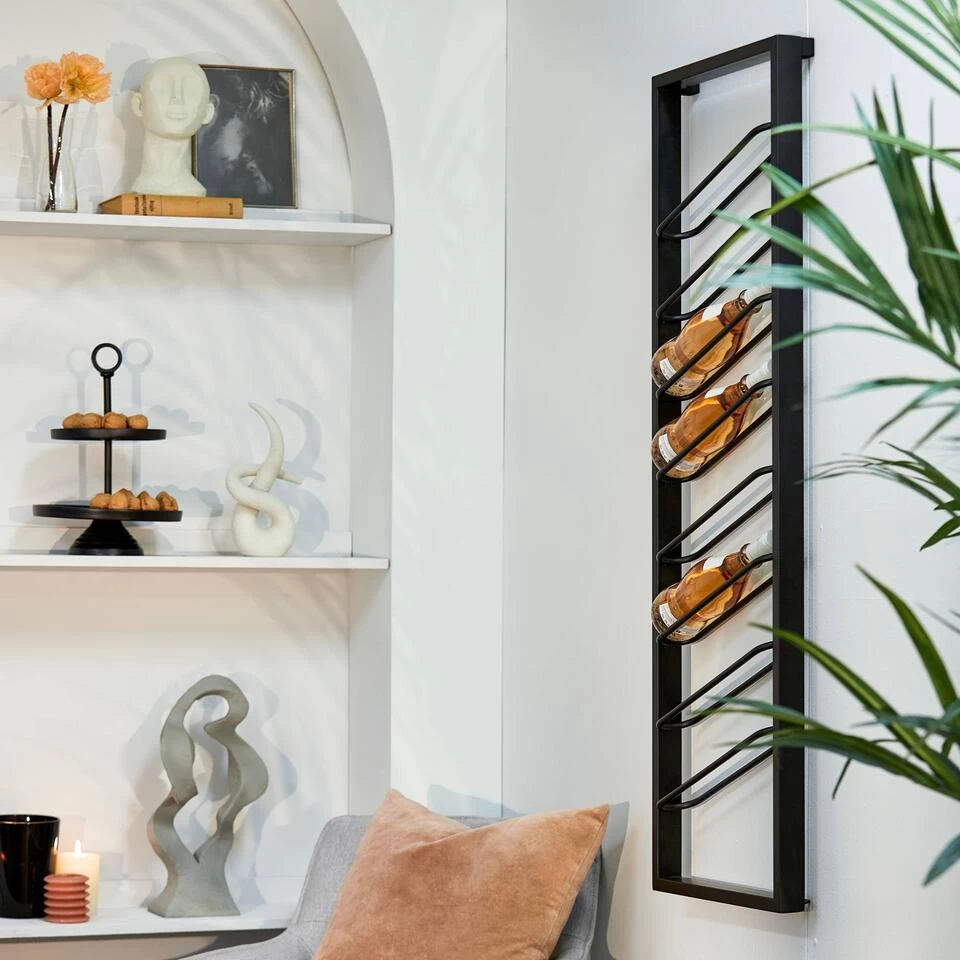 Wijnrek Amore - Zwart - 8 Flessen - Afbeelding 2