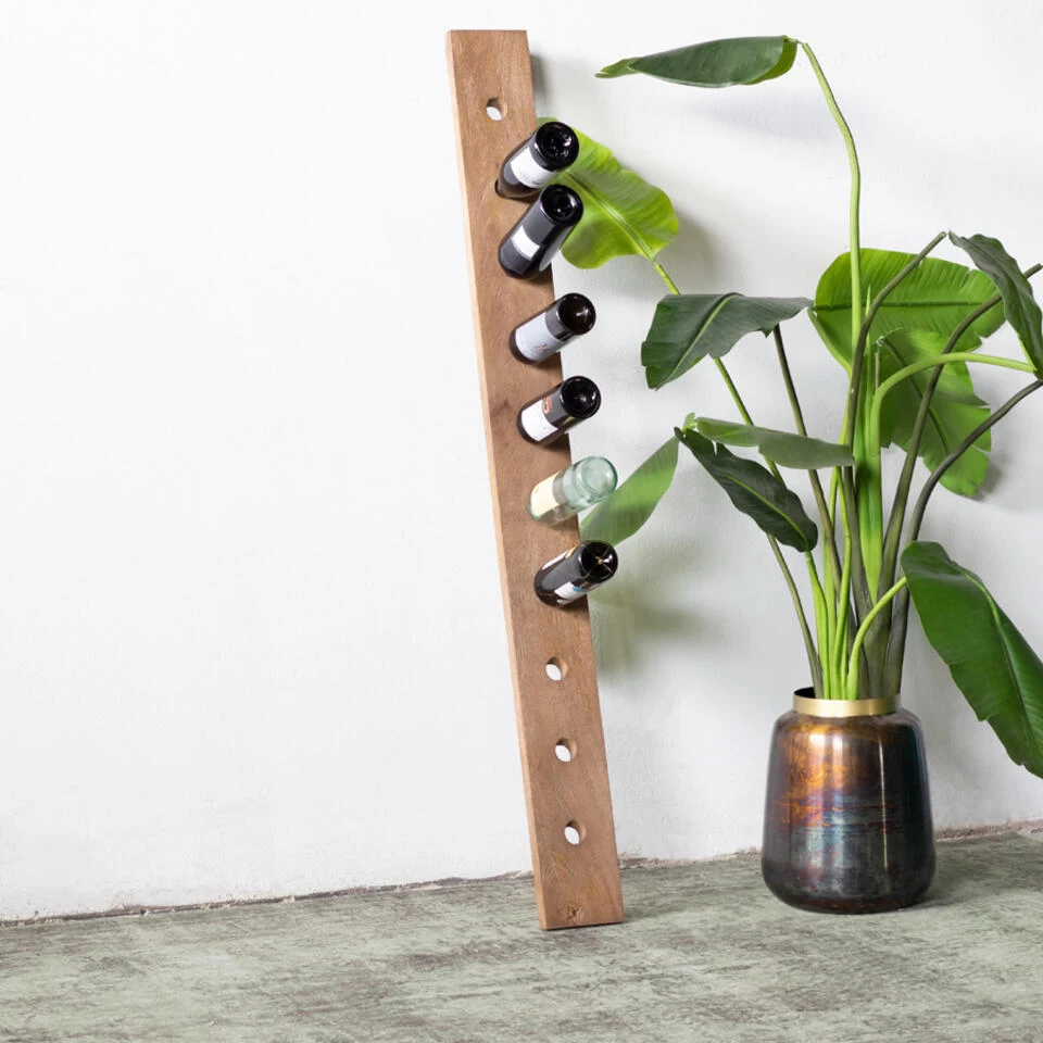 Giga Meubel Wijnrek Chateau Naturel Mangohout-