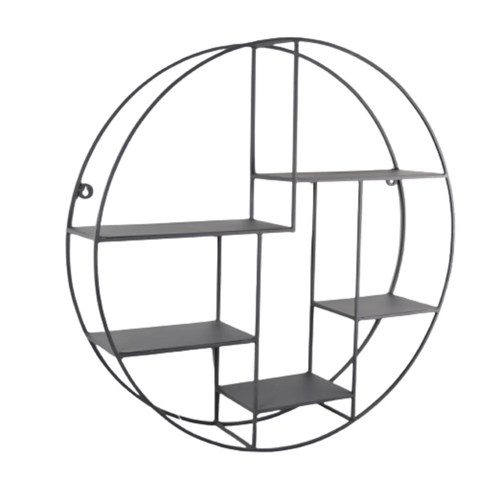 LOFT42 Wally Wandrek Rond - Metaal - Mat Zwart - 70x70x15