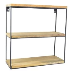 LOFT42 Wally Wandrek Met Mangohout - Metaal - 45x45x18