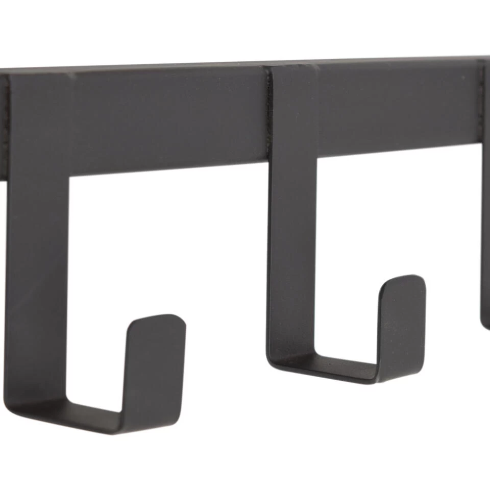 LOFT42 Woody Kapstok - Zwart – Mangohout – Metaal - Afbeelding 4