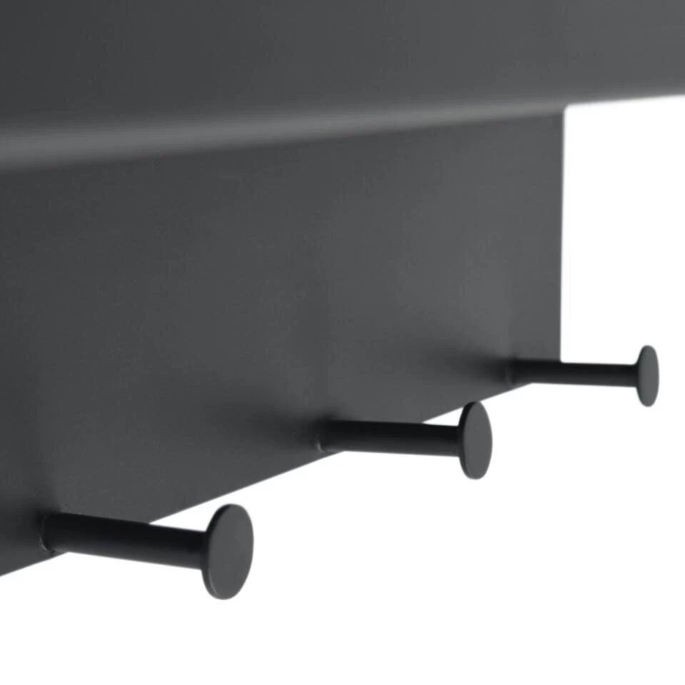 LOFT42 Lucia Kapstok - Zwart – Metaal – 7 Haken - Afbeelding 2