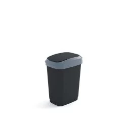 Curver Dual Touch Vuilbak M 25L Zwart/Grijs