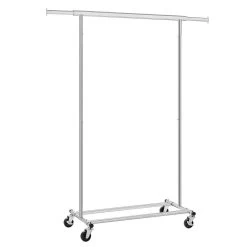 O’DADDY® Kledingrek 4 Wielen – Stabiel Tot 90kg - Garderoberek - RVS