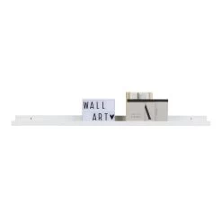 WOOOD Studio Fotolijstplank 120 Cm - Mdf - Wit - Set Van 2