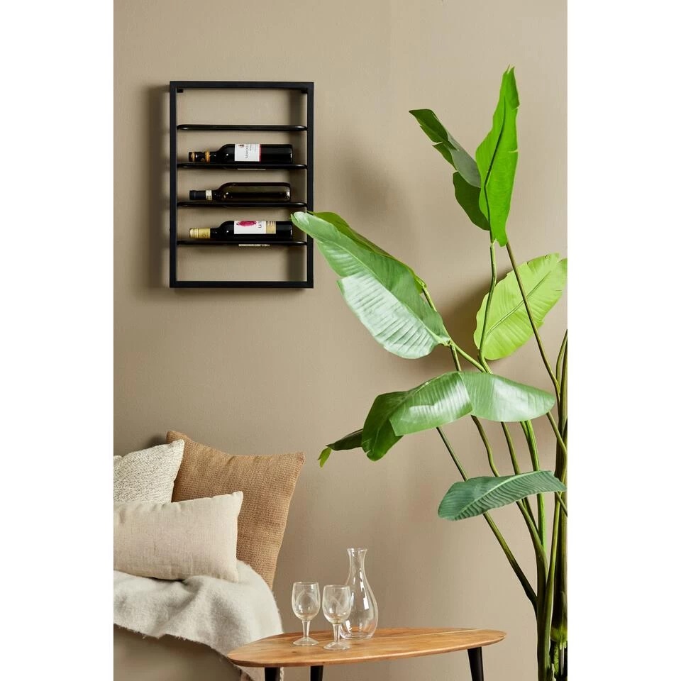 Wijnrek Amore - Zwart - 4 Flessen - Afbeelding 2