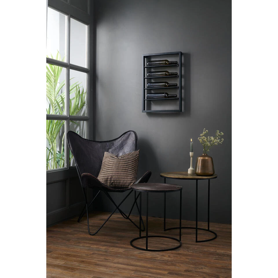 Wijnrek Amore - Zwart - 4 Flessen - Afbeelding 3