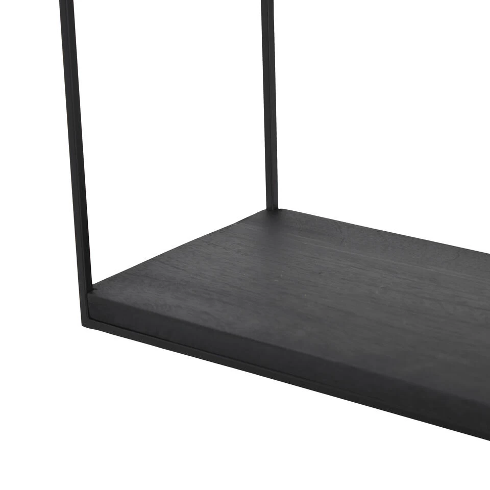 LOFT42 Wally Wandrek Met Zwart Mangohout - Metaal - 45x45x18 - Afbeelding 3