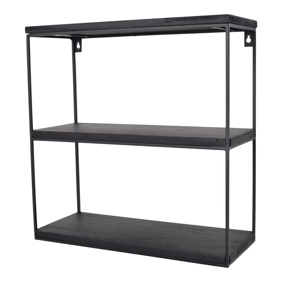 LOFT42 Wally Wandrek Met Zwart Mangohout - Metaal - 45x45x18