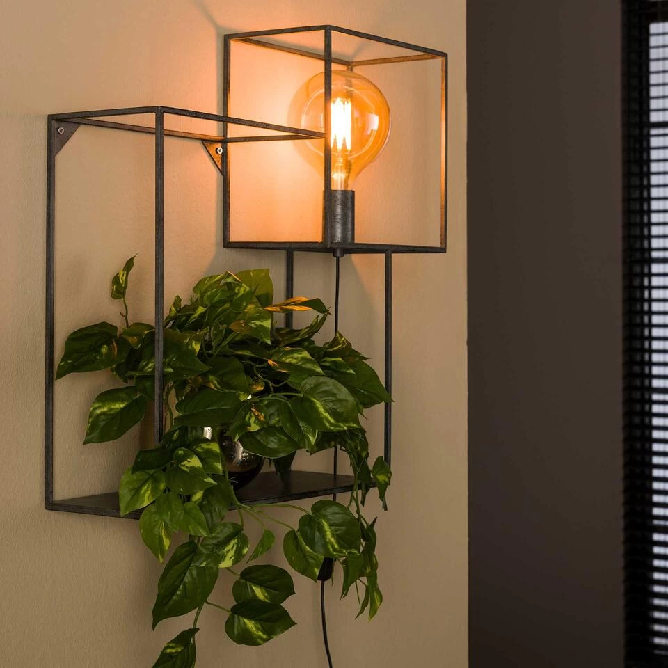 Hoyz - Wandschap 1L Cubic S / Oud Zilver - Afbeelding 2