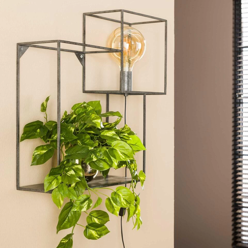 Hoyz - Wandschap 1L Cubic S / Oud Zilver - Afbeelding 3