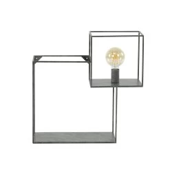 Hoyz - Wandschap 1L Cubic S / Oud Zilver