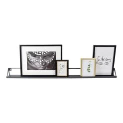 LOFT42 Pictured Fotoplank - Metaal - Mat Zwart - 8x110x8