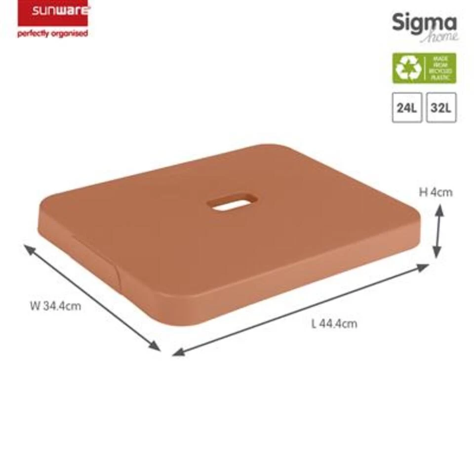 Sigma Home Deksel Terra - Opbergbox 24L En 32L - Afbeelding 2
