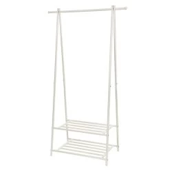 ACAZA Kledingrek - Metaal - Wit