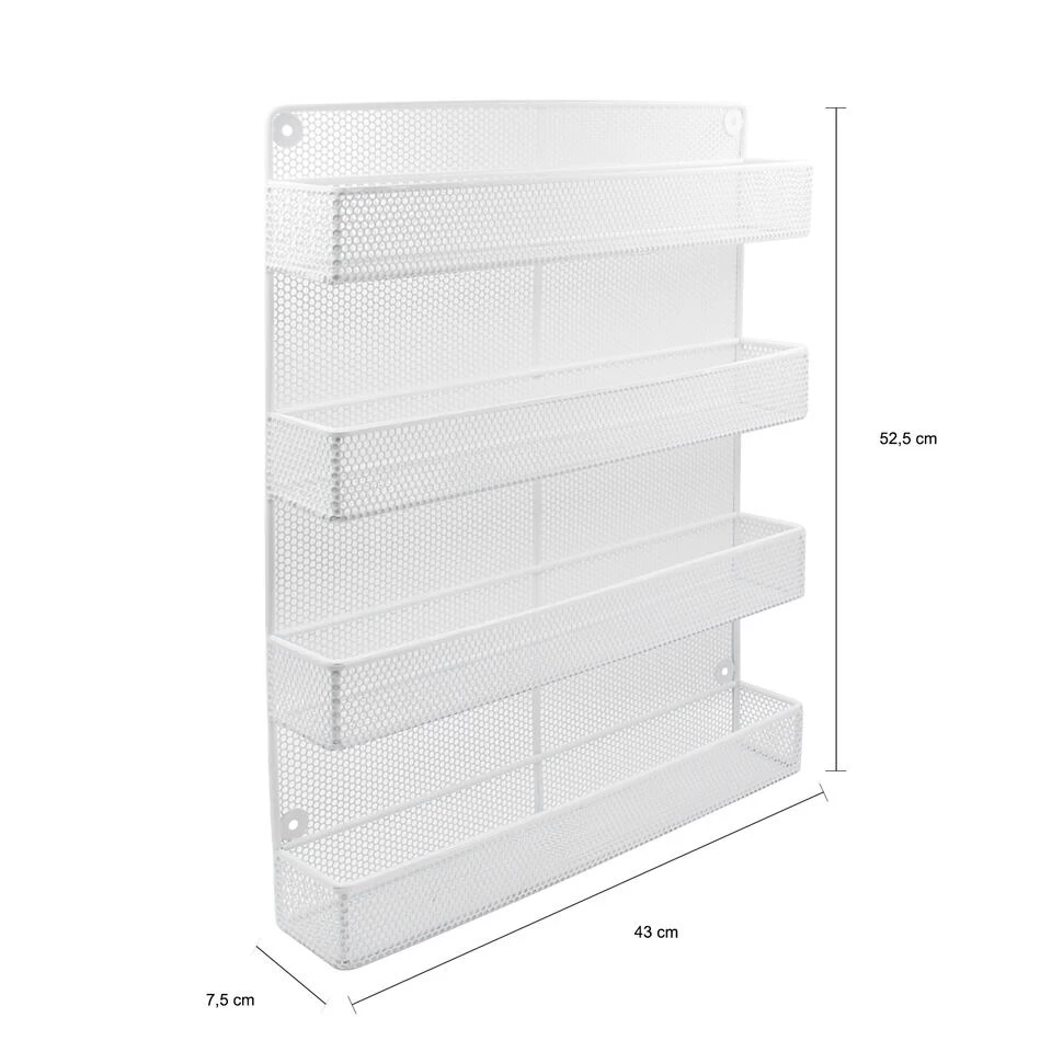 QUVIO Kruidenrek Groot - Wit - Afbeelding 2