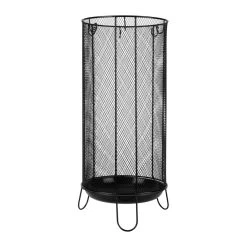 QUVIO Paraplubak Mesh - Metaal - Zwart