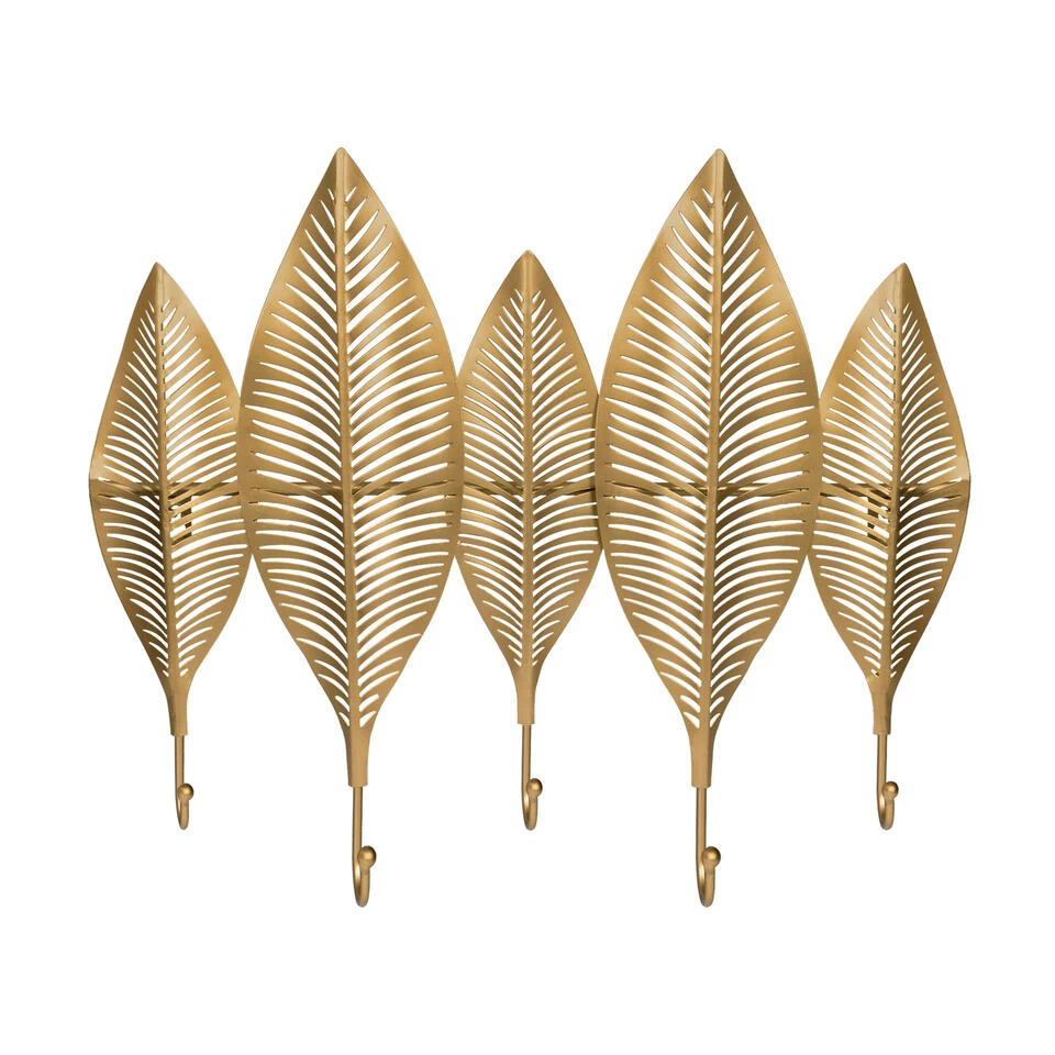 QUVIO Kapstok 5 Veren Metalen - Goud