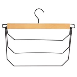 ACAZA Broekhangers - Set Van 3 Kleerhangers Met 3 Houders