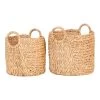 Giga Meubel Bloemenmand Rotan - Set Van 2 - Incl. Hendel - Mand Hyacint