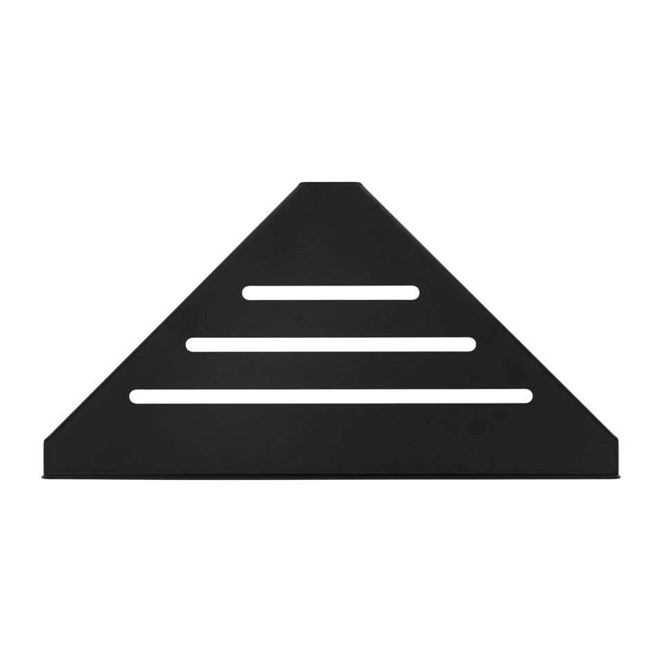 QUVIO Wandplank Hoek - Metaal - Zwart - Afbeelding 4