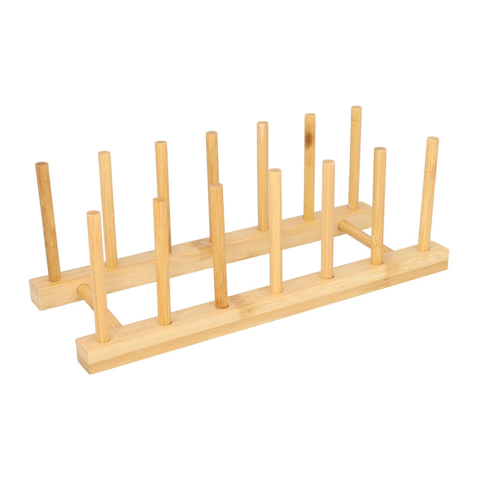 QUVIO Pannendekselhouder - Bamboe - Afbeelding 3