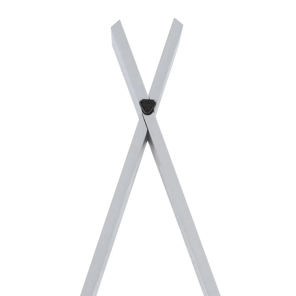 QUVIO Wandplank Driehoek -Hout - Grijs - Afbeelding 4