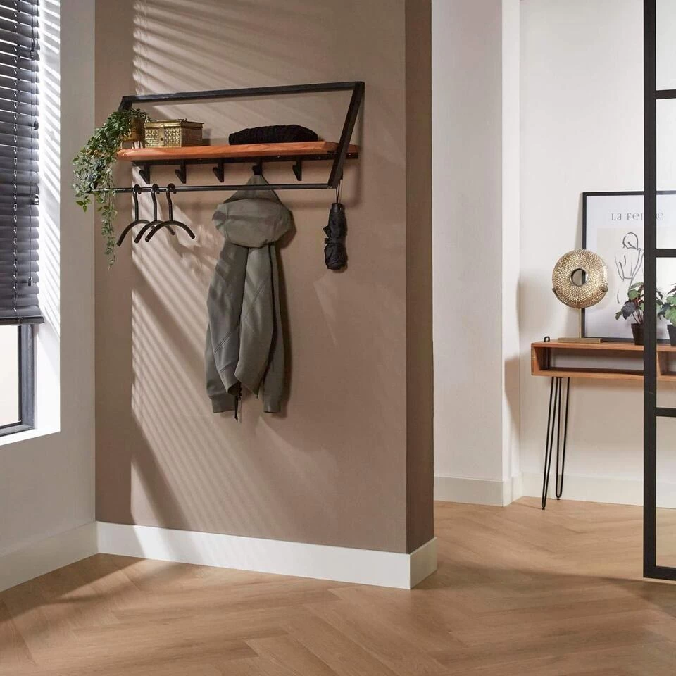 Leona Kapstok 6 - Hout - Bruin - Afbeelding 2