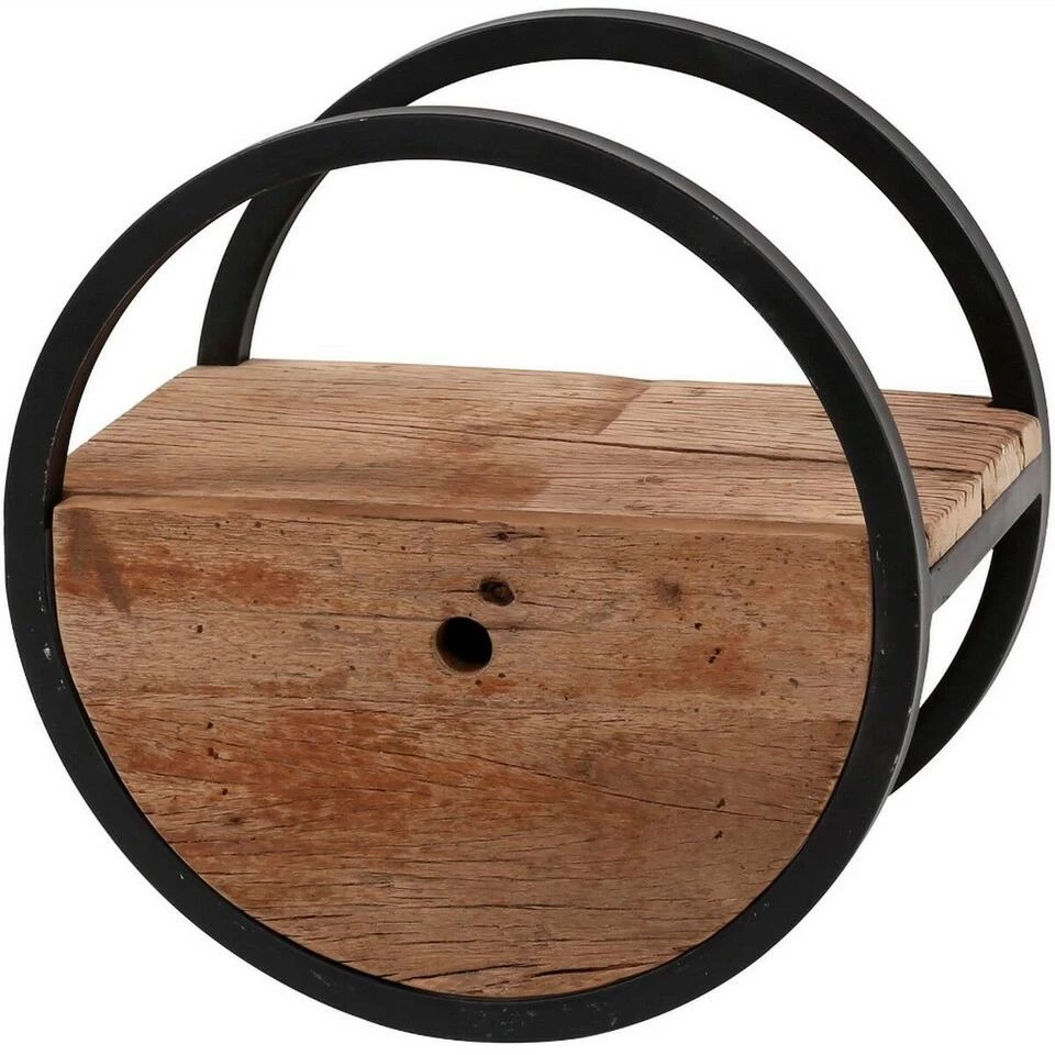 Wandschap Hardy Met - Hout - Bruin