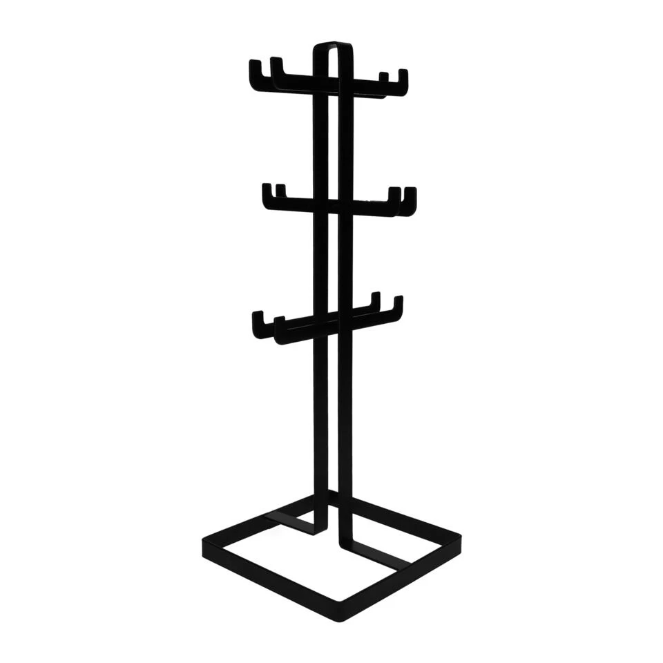 QUVIO Mokken Houder - Metaal - Zwart